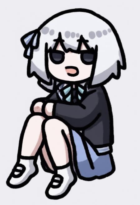 Pony 呆呆简笔画lora
