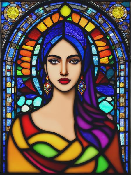 Stained Glass Portrait