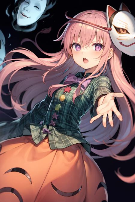 hata no kokoro (touhou) 秦心 东方project