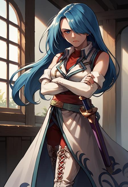 Lucia (Fire Emblem: Path of Radiance / Radiant Dawn) [Pony Diffusion]