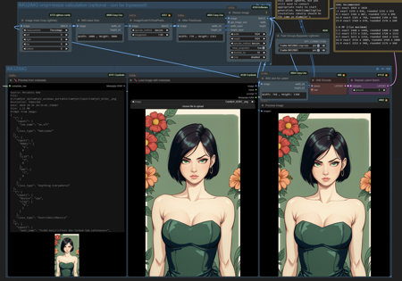 FLUX-[All in one]-Advanced workflow with Leftover noise return and High-res Fix.