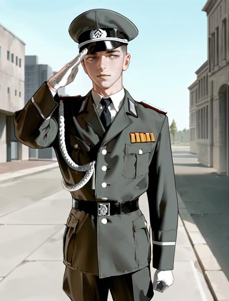 DDR Nationale Volksarmee (NVA) uniform for Illustrious by GlavaKolhoza版本v1.0 (ID: 1198724)
