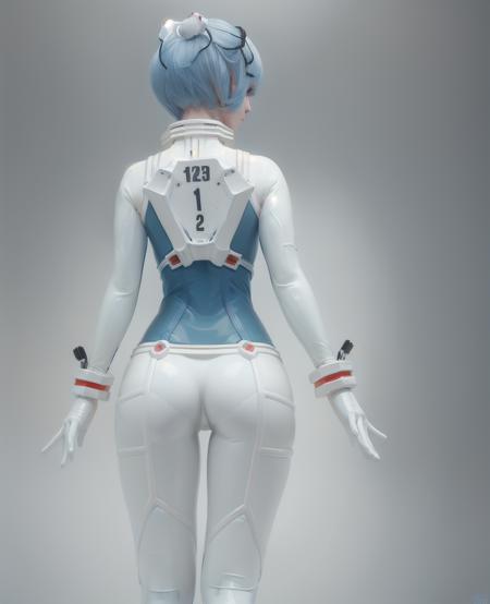 Latex Rei Ayanami Cosplay | SD1.5 | Multiple Outfits