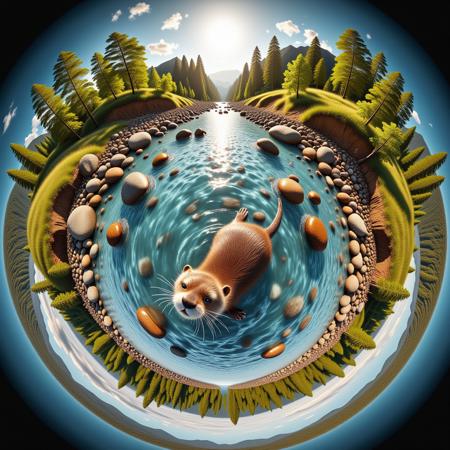 ? Tiny Planet LoRA - Flux ?
