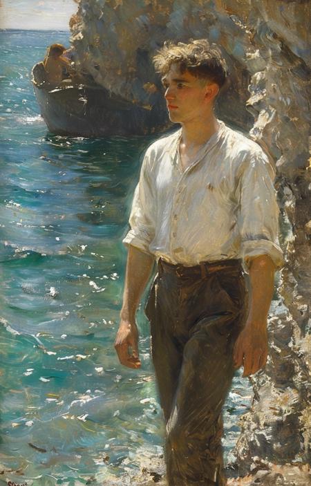 style of Henry Scott Tuke [SDXL] 239