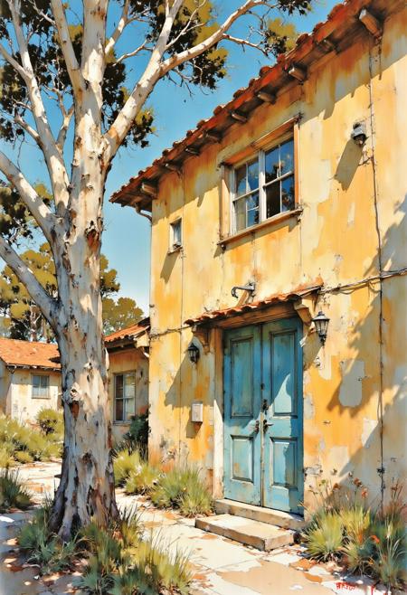 Watercolor painting