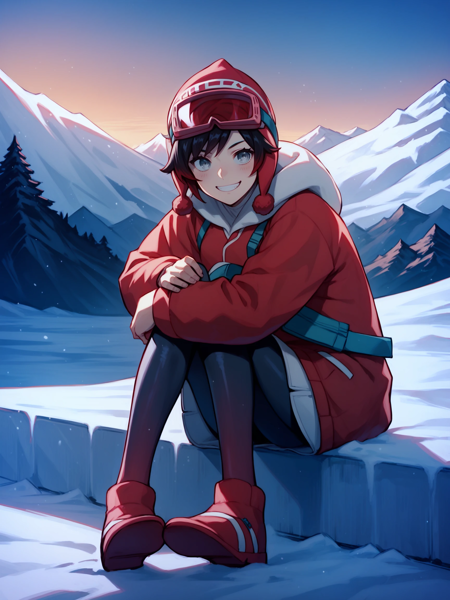 Ruby Rose (RWBY) - 8 Outfits (PonyXL / Illustrious)