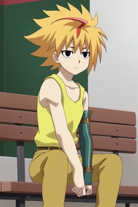 Free De La Hoya (フリー・デラホーヤ) - Beyblade Burst Evolution (ベイブレードバースト神) - (Pony) [Comission]