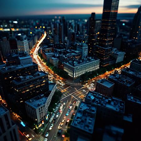 Tilt shift photography style XL + F1D