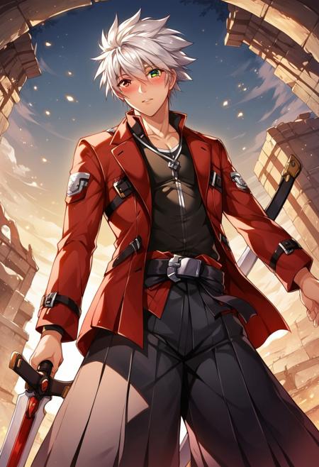 Alpha-01/ Ragna the bloodedge (blazblue)