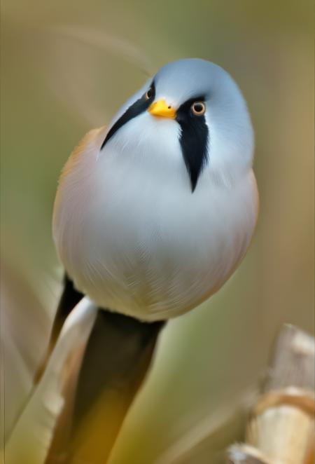 Bird - Panurus biarmicus (Bearded reedling)