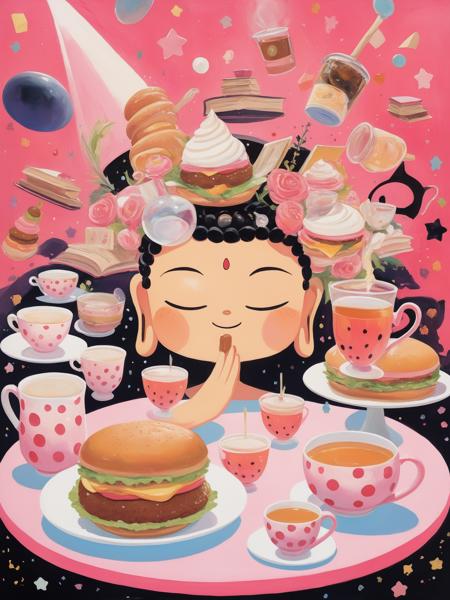 Fresh Ideas@Frésid Yas Buddha Burger_SDXL