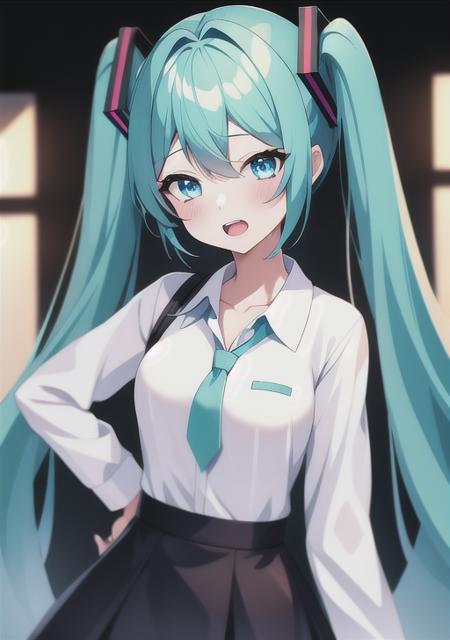 Hatsune miku LorA版本v1.0 (ID: 278139)