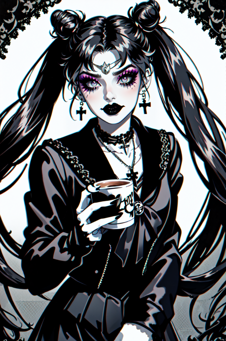 Sailor Moon Goth (Prompt like a Pro Textual Inversions!)