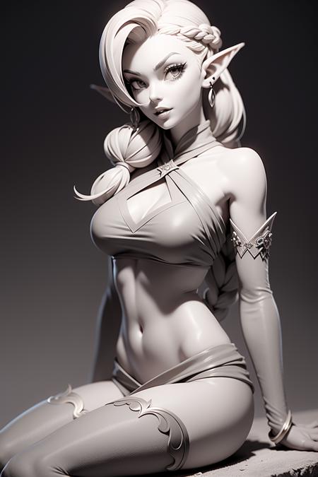 Clay Render Style/白模渲染风格