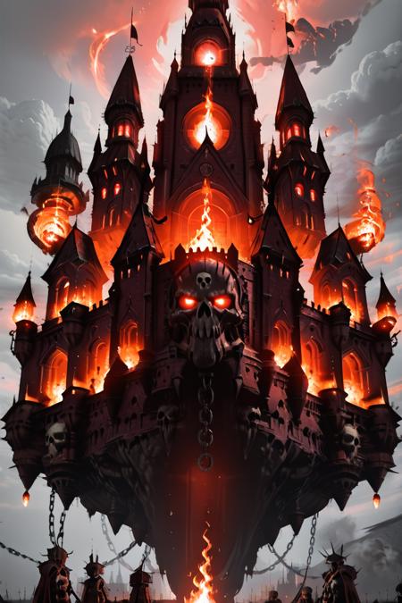 Khorne World: Demon World Morph (Warhammer 40K) [Illustrious & Pony & SD1.5]