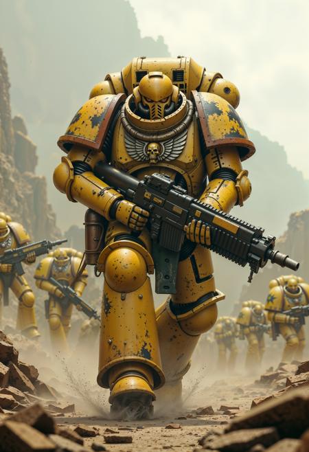 The Space Marines Warhammer 40K | Flux + Pony