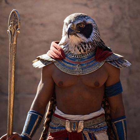 Egyptian mythology cinematic style XL + F1D