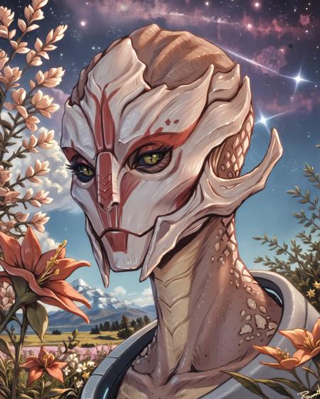 Female turian (Mass Effect)版本Pony XL v1.0 (ID: 647361)