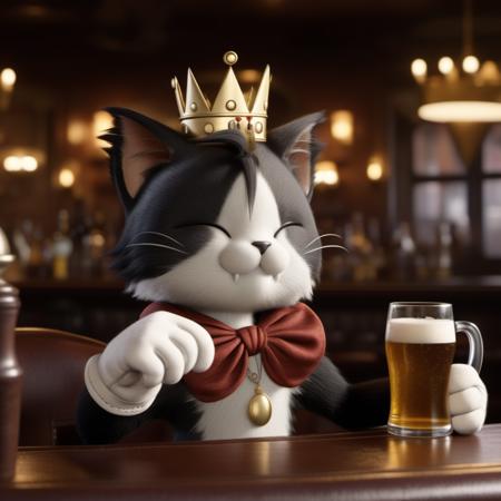 Cait Sith - Final Fantasy VII - SDXL