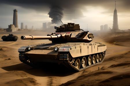 Military Tanks - Battle Cars - HyperRealistic LoRA