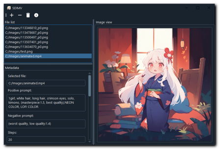 SD Image Metadata Viewer版本v1.2.1-win (ID: 263160)