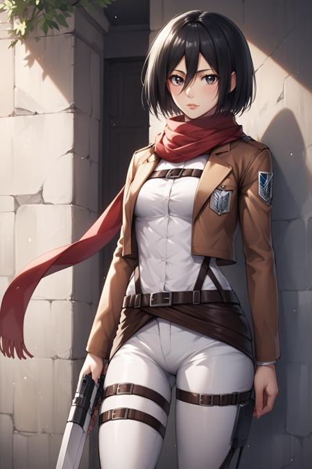Mikasa Ackerman | Attack on Titan | PonyXL and sd 1.5