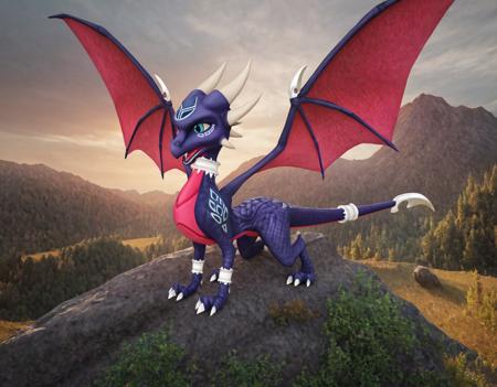 Cynder Young【 The legend of Spyro - Dawn of the Dragon 】