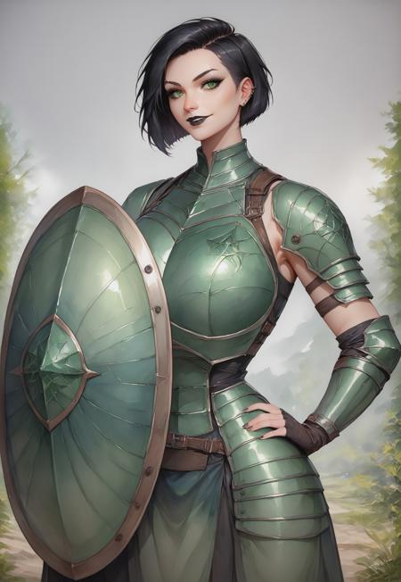 Holding a Shield - JJAA - Beta