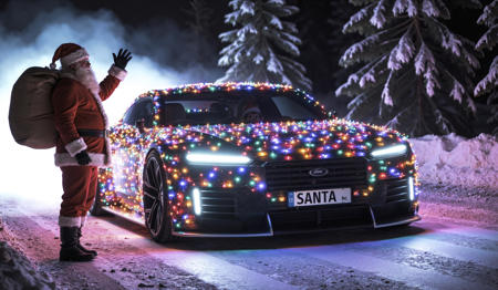 ❄️☃️ Blue Team Model ☃️❄️ Christmas Light Cars
