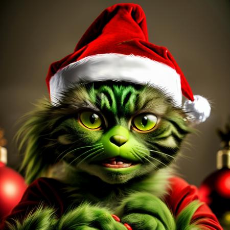 ChristmasGrinchCatLora