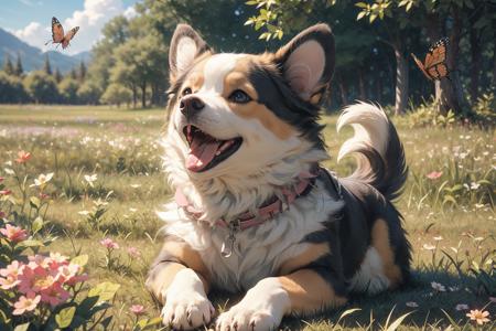 狗狗/cute dog/midjourney style dog Lora
