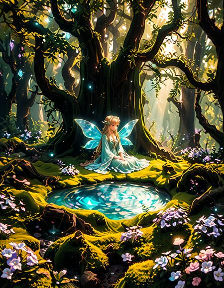 enchanted forest background