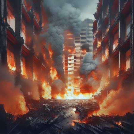 Burning Building