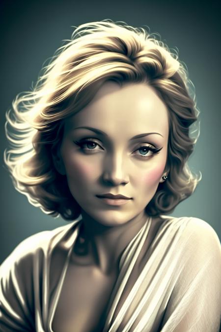 the young Marlene Dietrich