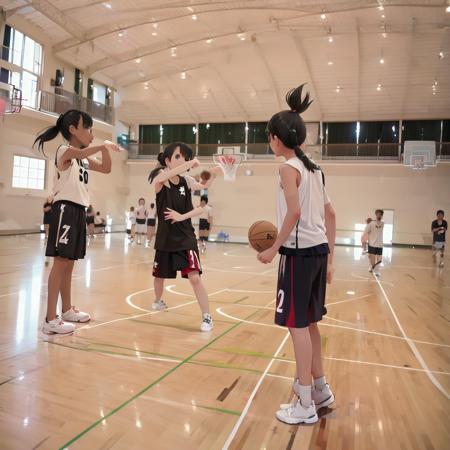 体育館 Japanese school gymnasium SD15