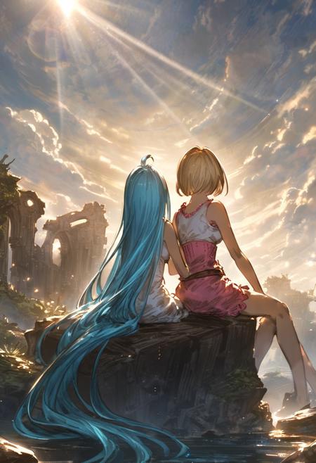 Djeeta & Lyria from Granblue Fantasy) [SDXL | LoRA]
