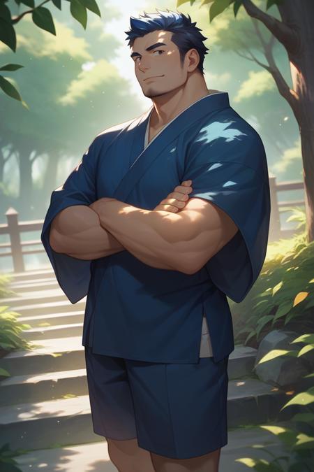 Jinbei (甚平) | Japanese clothing版本Pony v1.0 (ID: 693467)