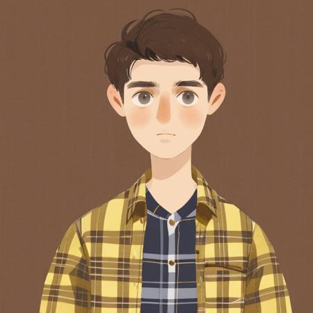 Hand-drawn portrait