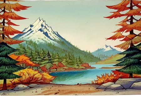Barbera backgrounds cartoon style
