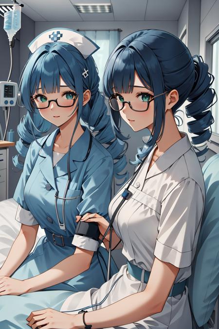 Nurse examines Patent/Nurse