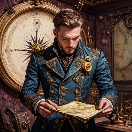 Ars MidJourney Rococo Steampunk (SDXL, Pony, Flux)