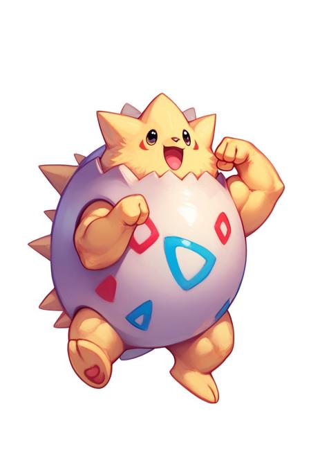 Togepi: Spike Ball | トゲピー (Pokemon)  (Pokedex #0175) [Pony & SD1.5]