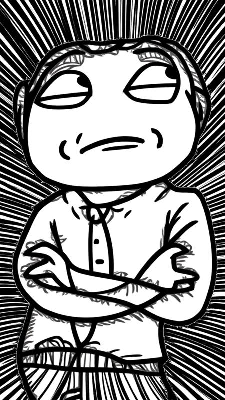 FLUX MEME Machine / FUUUU Rage - Trololo Troll Face / Weird Drawing/Sketch Filter