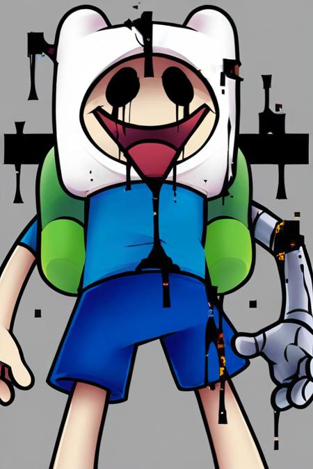 Corrupted Finn (Adventure Time - Learning with Pibby)