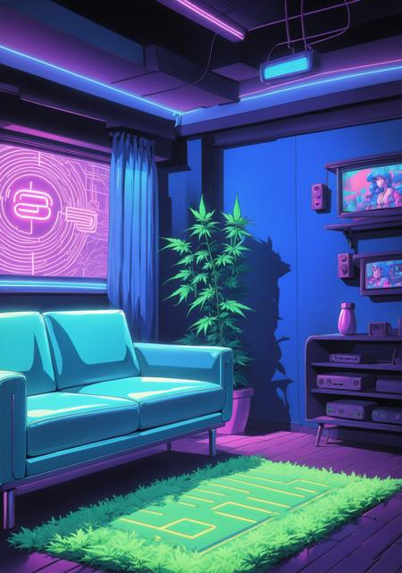 90s Neon Anime Style 1.5