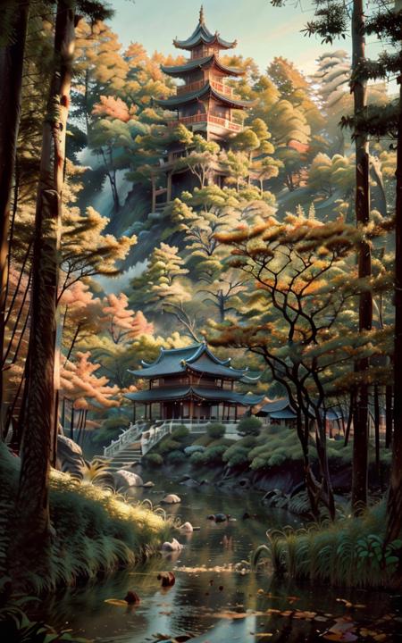 Ancient Chinese Scenery Background XL版本Landscape plus v1.1 (ID: 128766)