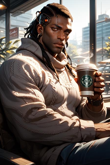 Placide from Cyberpunk 2077 [Pony]