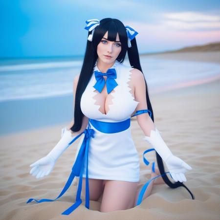 Goddess Hestia - DanMachi - Realistic & Anime