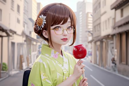 りんご飴 candy apple SD15